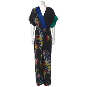 Diane Von Furstenberg silk jumpsuit